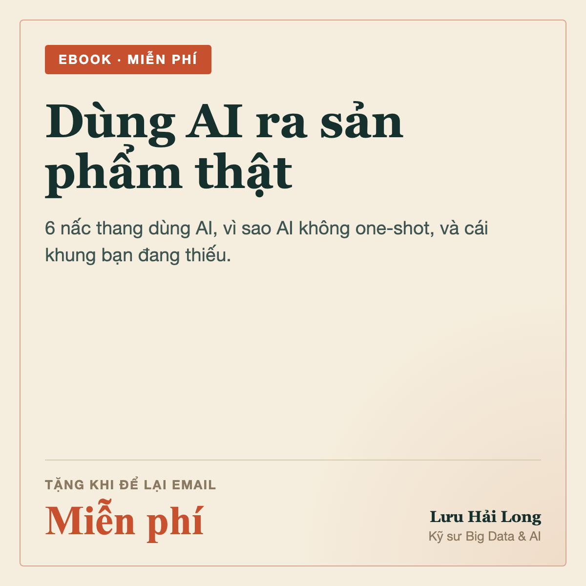 Ebook Dùng AI ra sản phẩm thật